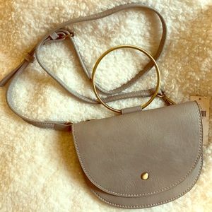 Anthropologie Bracelet Bag, Taupe